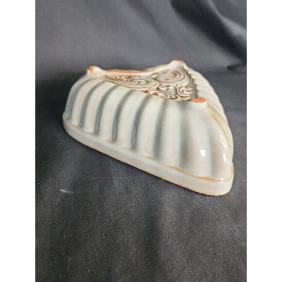 VTG West German Cerabac Redware Heart Shaped Pottery Mold Scheurich Keramik - Picture 6 of 10